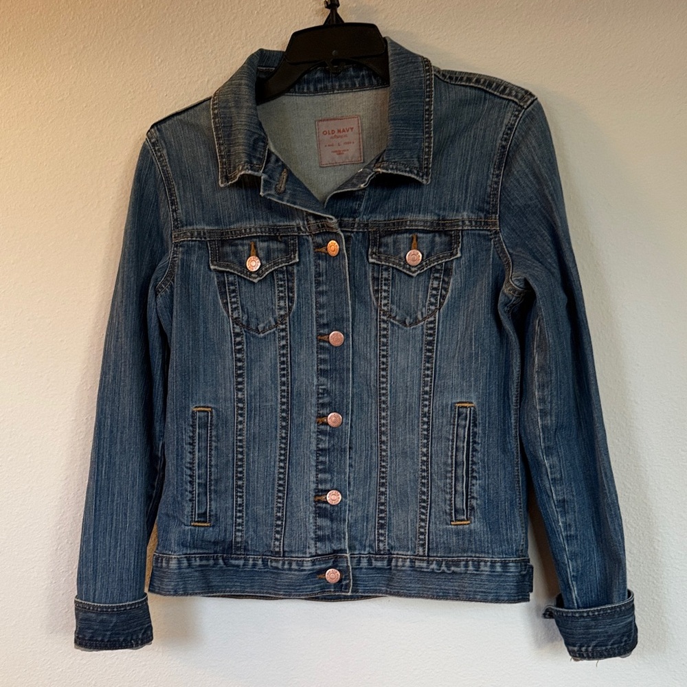 Old Navy Women's Classic Blue Jean Jacket